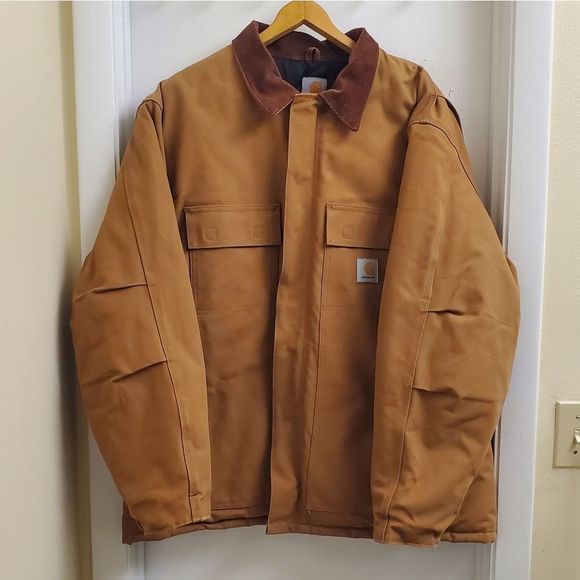 Carhartt Other - 🤩New Rare Vintage carhartt quilted lined canvas jacket size men's 46 Regular